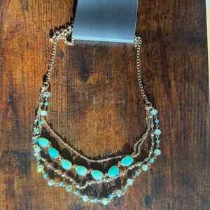 Style & Co Gold-Tone Color Stone & Bead Layered Strand Necklace